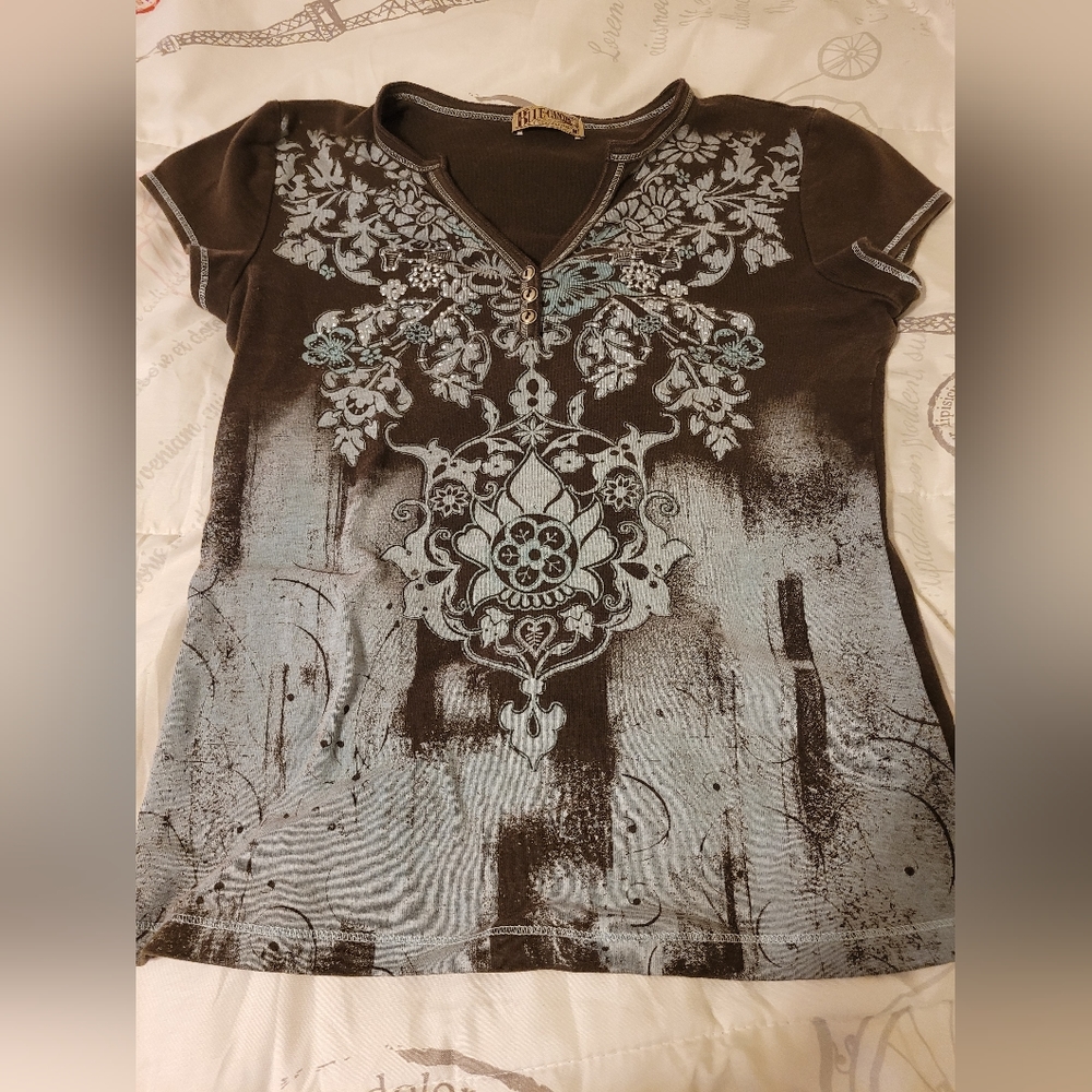 Blue Canyon Clothing Shirt, Womens Size Medium
